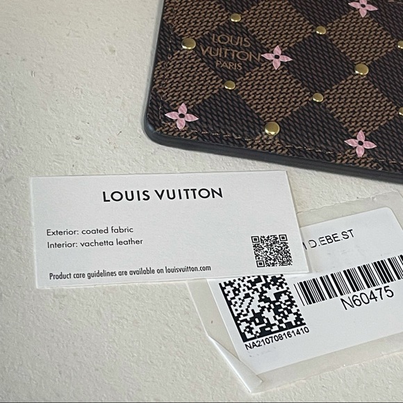 Louis Vuitton Ebene Card Holder Studs - Picture 8 of 12